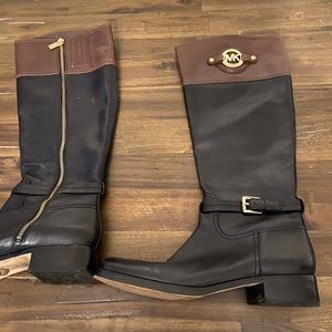 Gently used Michael kors riding boots leather